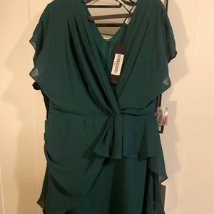 Green formal dress